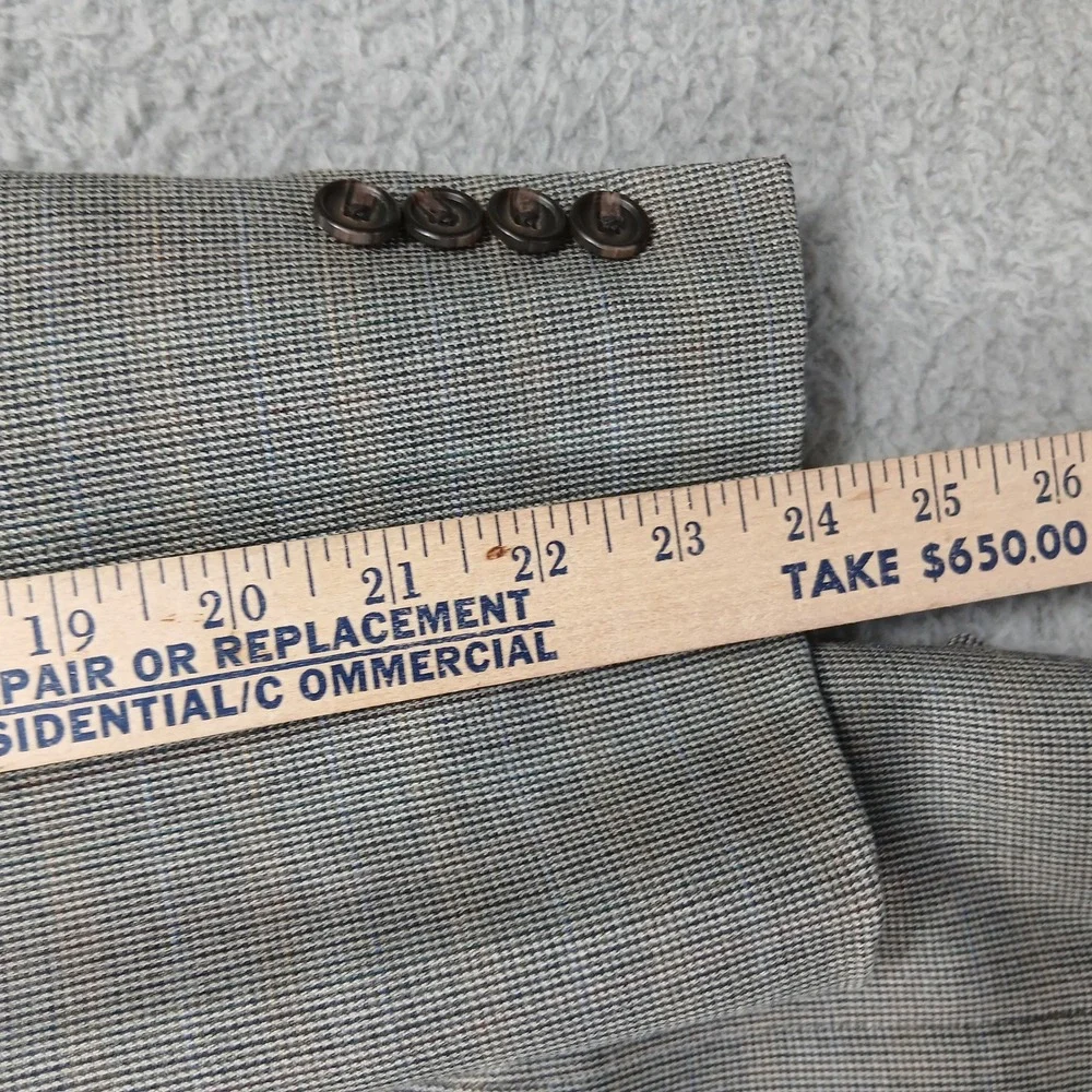 Lauren Ralph‎ Lauren Men's 44S Gray Wool Silk Blend Blazer Sport Coat